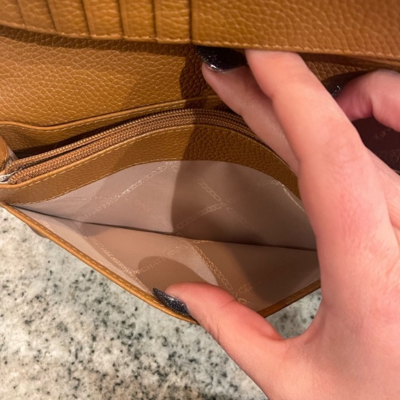 Michael Kors Tan Leather Crossbody Bag - Picture 6 of 8